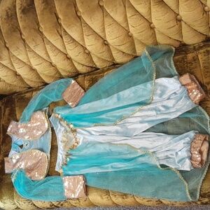 Magic Genie Turquoise and Gold Costume Set NWOT